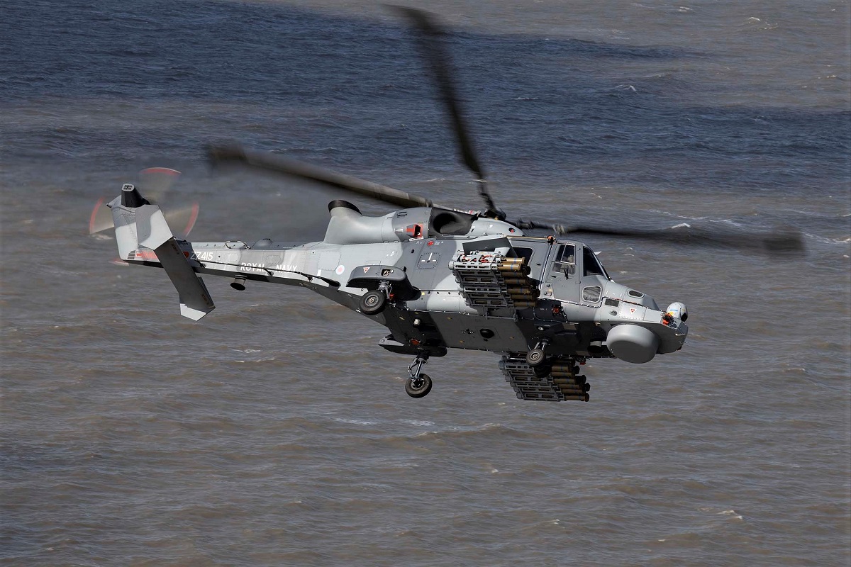 Royal Navy's Wildcat Helicopter Test-Fires Martlet LMM For the 1st Time 2