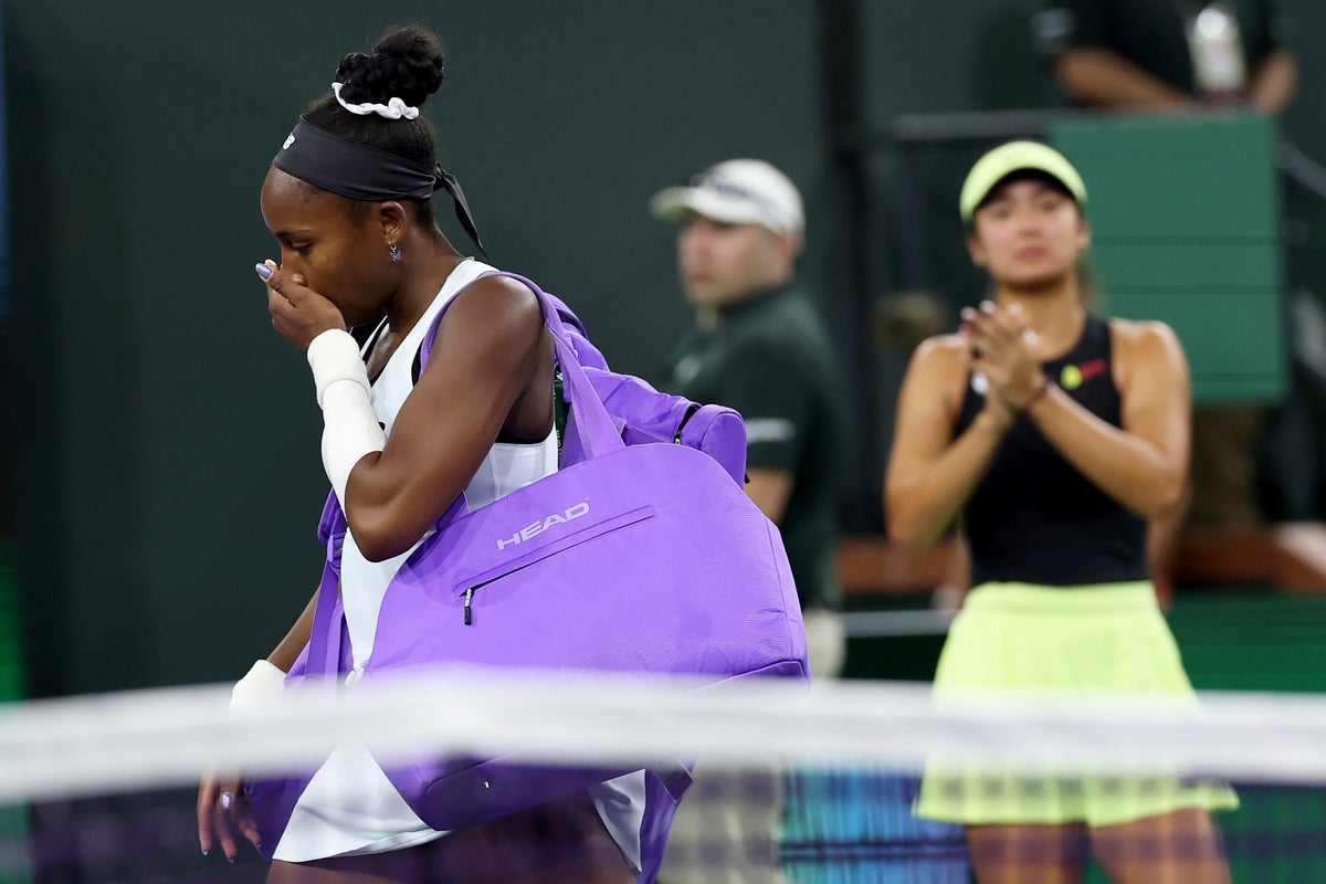 Coco Gauff retires from Indian Wells match with ‘scary’ injury - The Independent