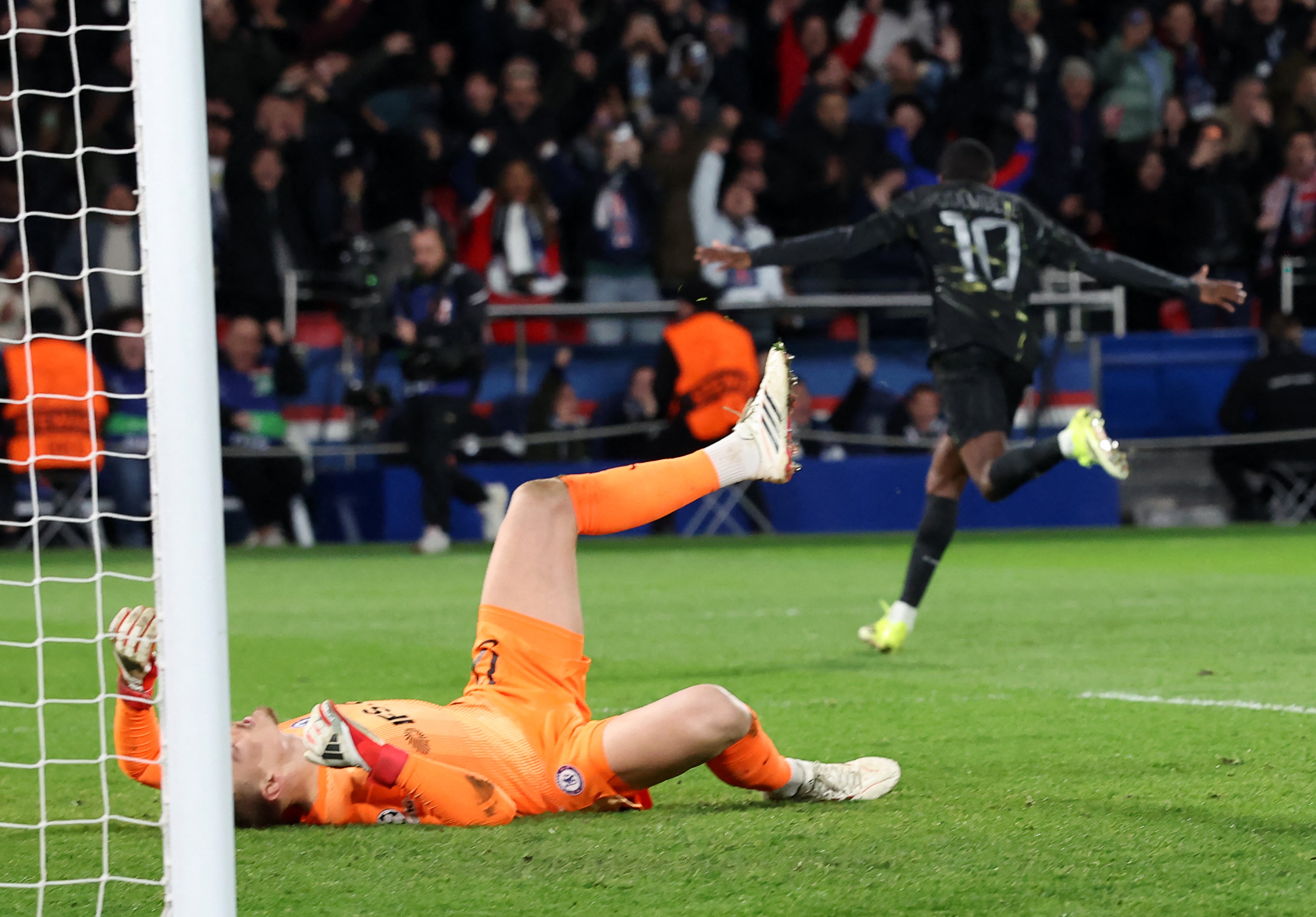 Chelsea stopper Filip Jorgensen joined Spurs’ Antonin Kinsky in making a calamitous error on the biggest stage
