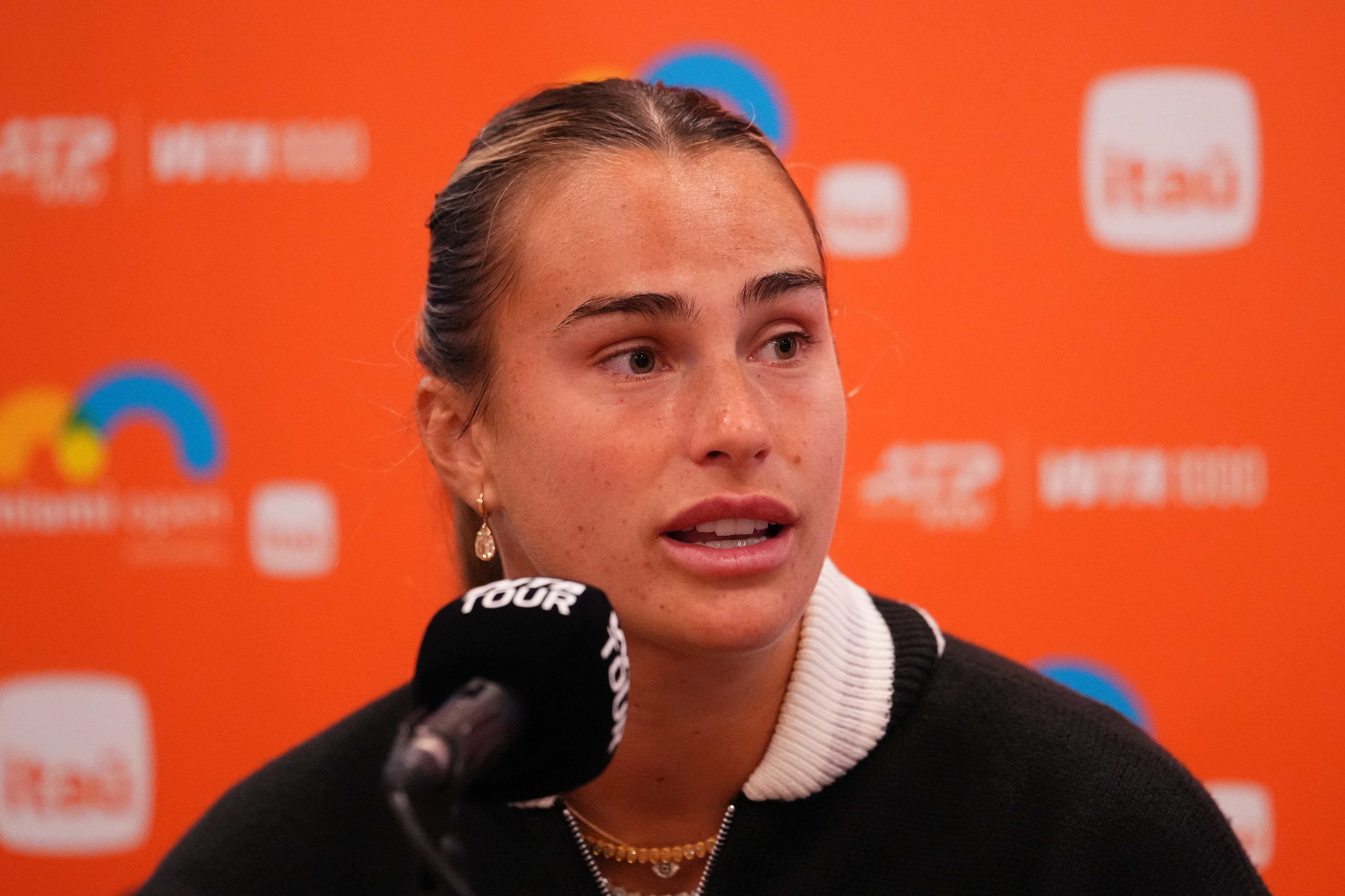 Tsurenko said she had to pull out of a 2023 match against Belarus’ Aryna Sabalenka (pictured) after having a ‘panic attack’