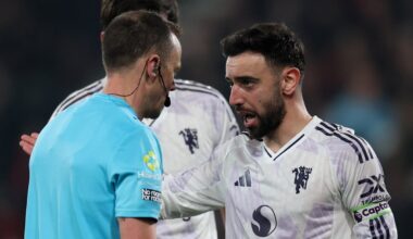 Bournemouth v Manchester United LIVE: Fernandes fumes at ‘baffling’ penalty decisions after Premier League draw