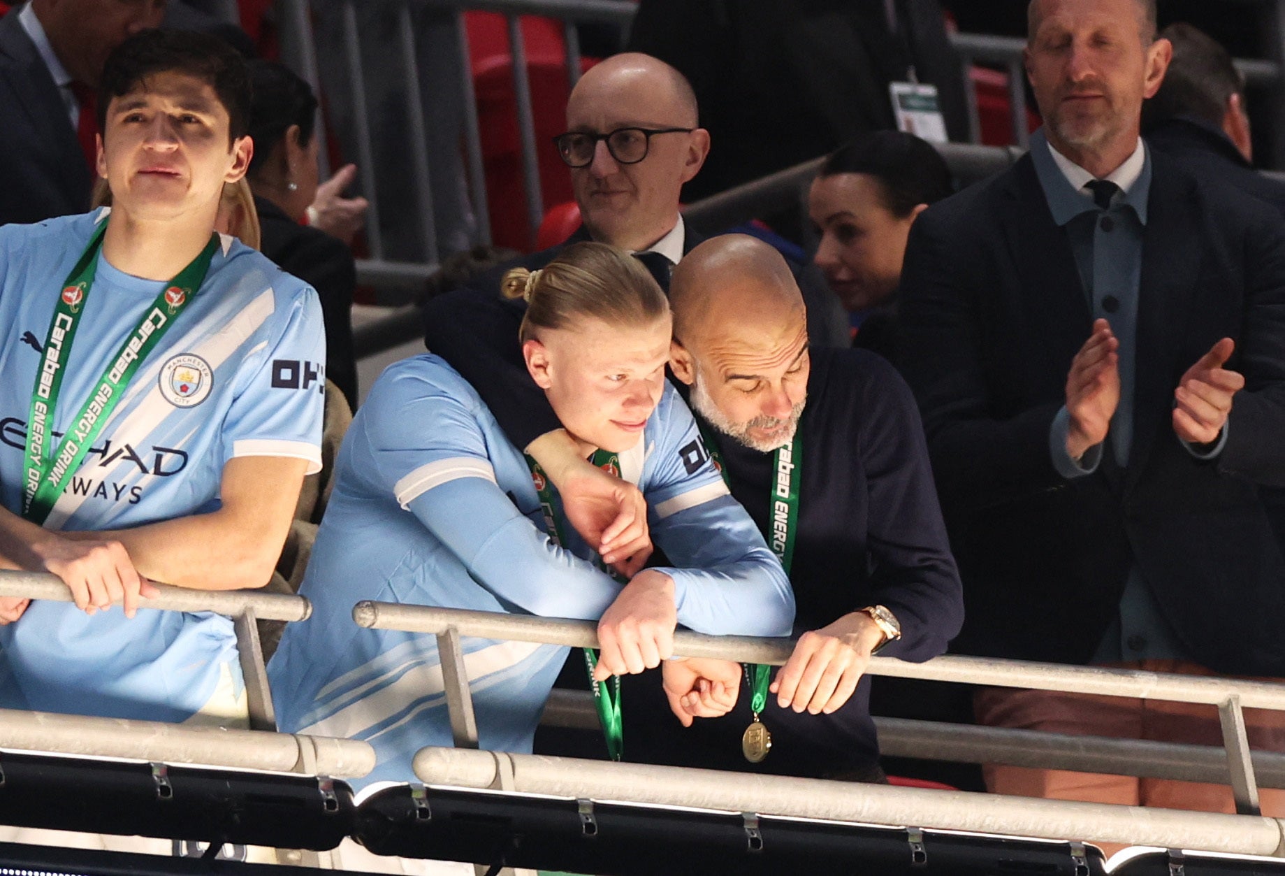 He lifted the Carabao Cup for the fifth time –becoming the first manager in the competition’s history to do so