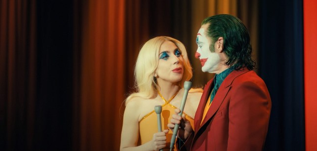 No Merchandising. Editorial Use Only. No Book Cover Usage. Mandatory Credit: Photo by Warner Bros/Everett/Shutterstock (14669189t) JOKER: FOLIE A DEUX, (aka JOKER 2), from left: Lady Gaga as Harley Quinn, Joaquin Phoenix as Joker, 2024. ? Warner Bros. / Courtesy Everett Collection Joker: Folie a Deux - 2024