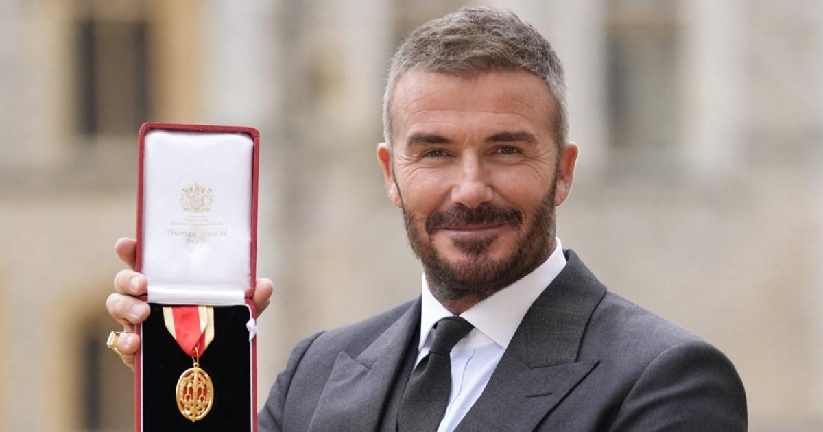 David Beckham shares reaction to children asking for 'extra privileges' after knighthood