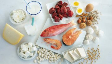 Foods rich in protein.