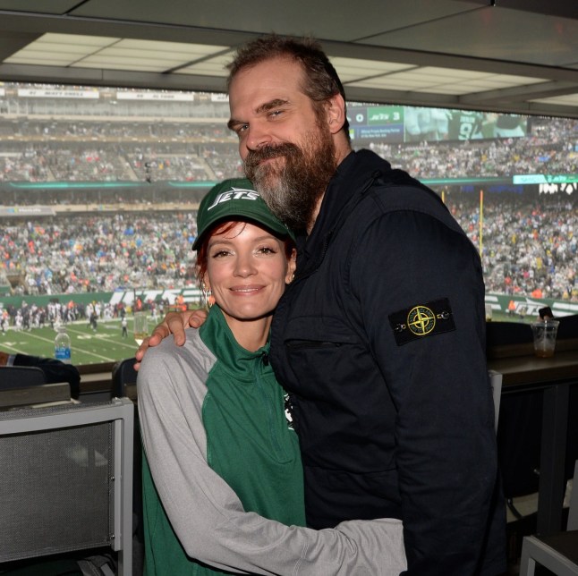 Lily Allen and David Harbour