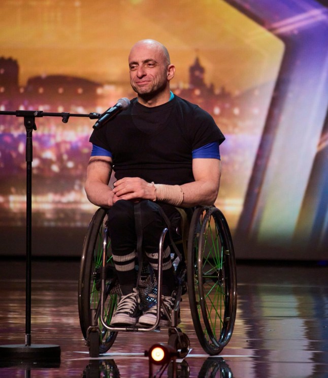 This image and the information contained herein is strictly embargoed until 00:01 on Saturday 21st February. From Thames Britain???s Got Talent: SR19, Ep1, on ITV1 and ITVX Pictured: PAUL NUNNARI. This photograph is (C) Thames/ITV and can only be reproduced for editorial purposes directly in connection with the programme or event mentioned above, or ITV plc. This photograph must not be manipulated [excluding basic cropping] in a manner which alters the visual appearance of the person photographed deemed detrimental or inappropriate by ITV plc Picture Publicity. This photograph must not be syndicated to any other company, publication or website, or permanently archived, without the express written permission of ITV Picture Publicity. Full Terms and conditions are available on the website www.itv.com/presscentre/itvpictures/terms