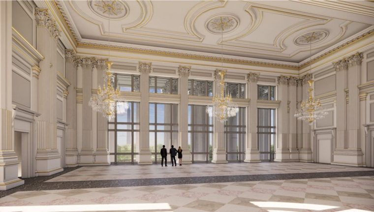 Image of the proposed Whitehouse Ballroom Posted by President Donald J Trump on his Truth Social network https://truthsocial.com/@realDonaldTrump/116177789062642969