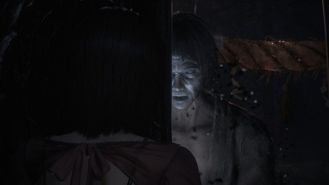 Fatal Frame 2: Crimson Butterfly Remake screenshot of a ghost