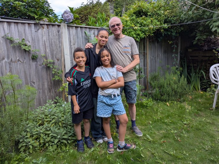 Chris Hull lives on his own and says he is satisfied with the pension income he gets from the state pension and a modest private pension as he is able to do all he wants and is happy