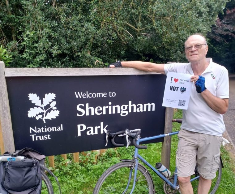 Chris Hull lives on his own and says he is satisfied with the pension income he gets from the state pension and a modest private pension as he is able to do all he wants and is happy