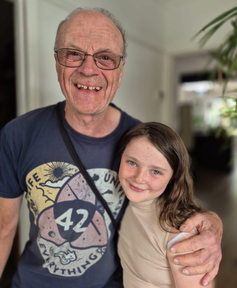 Chris Hull lives on his own and says he is satisfied with the pension income he gets from the state pension and a modest private pension as he is able to do all he wants and is happy