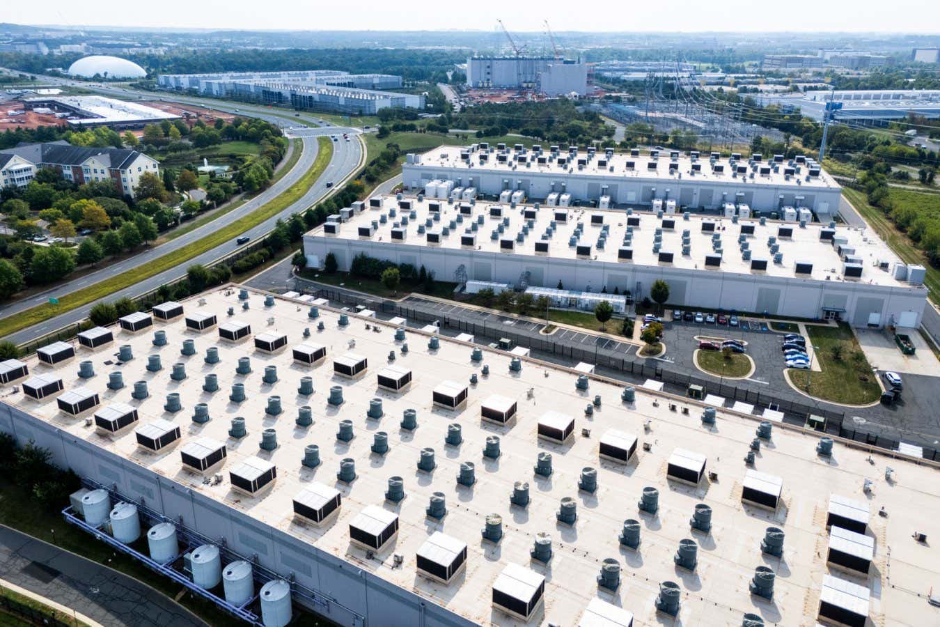 AI data centres can warm surrounding areas by up to 9.1°C