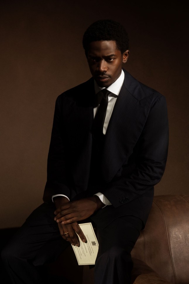 Undated handout photo issued by Netflix of Damson Idris who will star in a new Netflix adaptation of Michael Dobbs' political thriller, The Lords' Day. The upcoming series, based on the novel by the best-selling author, will see Idris star as Harry Jones - a British spy trapped in the House of Lords as it is seized by foreign terrorists during the State Opening of Parliament. Picture date: Thursday March 26, 2026. PA Photo. Photo credit should read: Dana Scruggs/Netflix/PA Wire
