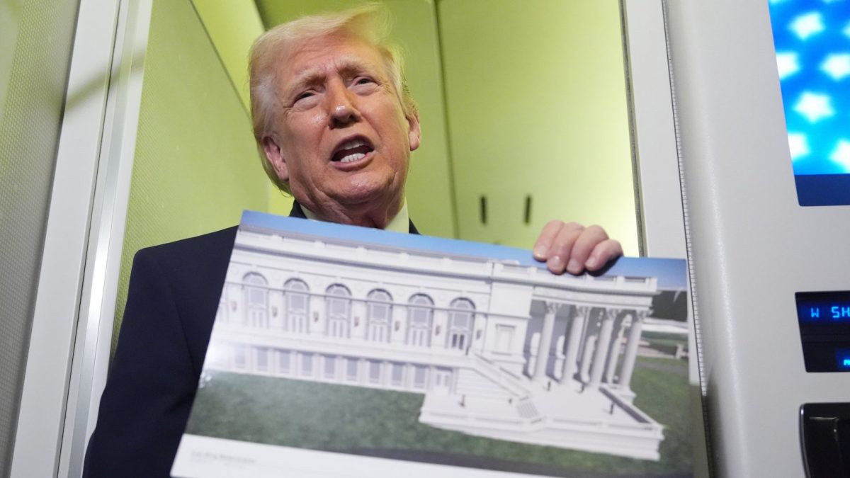 Trump's 'hideous' White House revamp