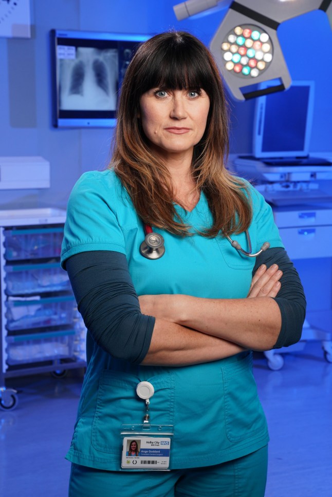 Programme Name: Holby City - TX: n/a - Episode: n/a (No. Generics) - Picture Shows: Ange Godard (DAWN STEELE) - (C) BBC - Photographer: Kieron McCarron