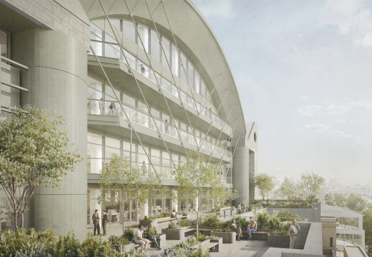 Much of the existing Terry Farrell-designed external structure will be retained