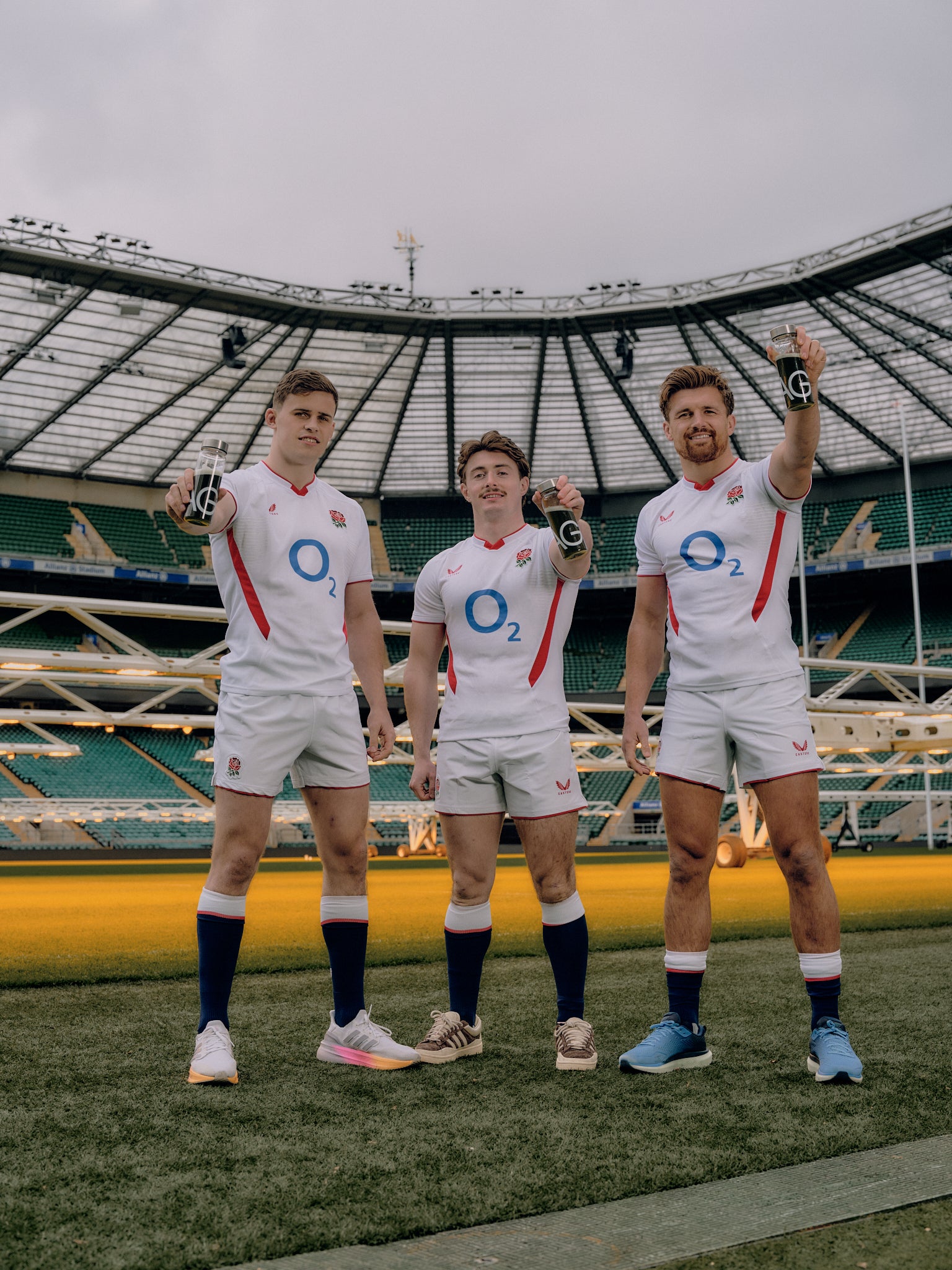 Atkinson (left) was speaking courtesy of AG1, England nutritional supplement partner