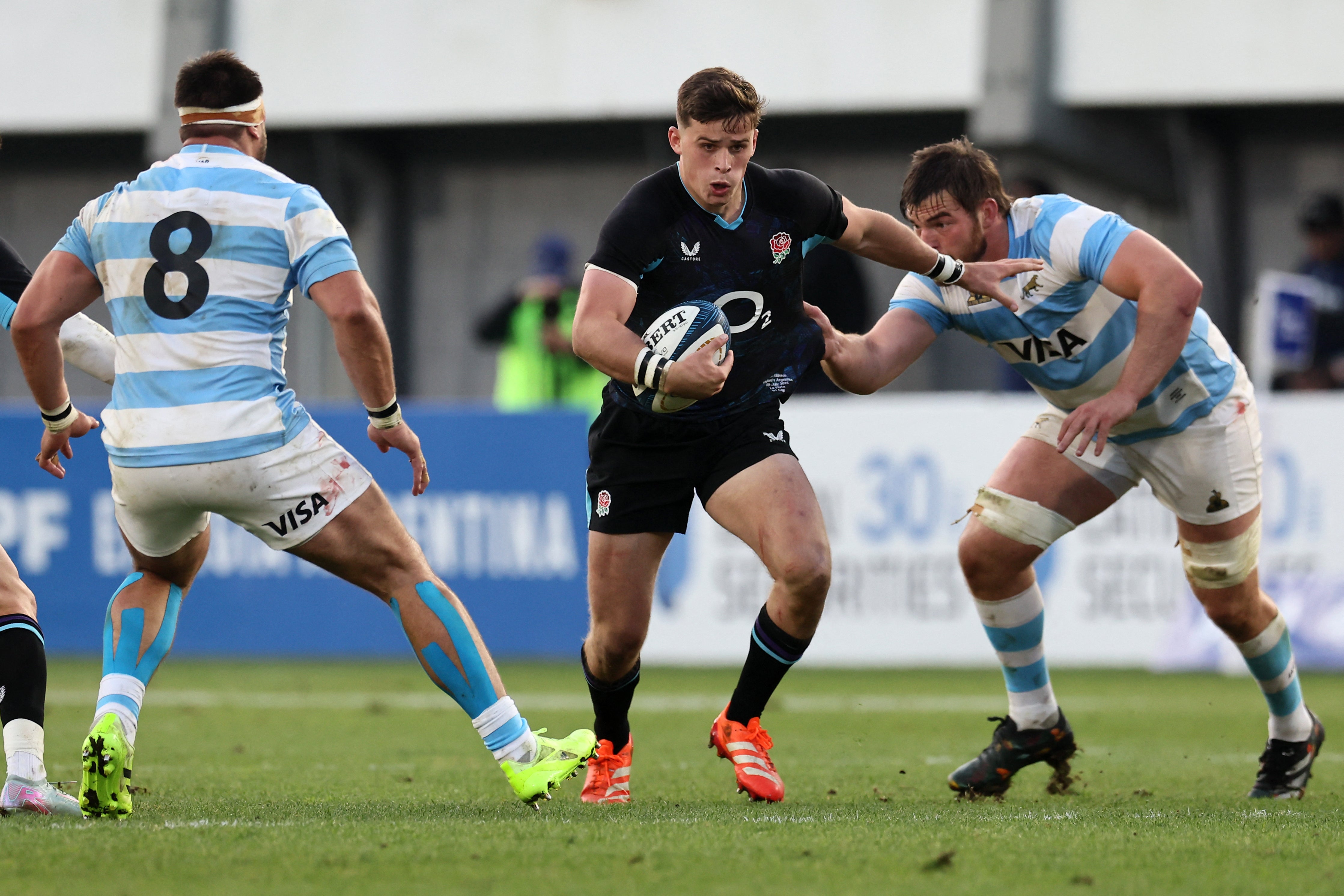 Seb Atkinson got his first taste of senior England action against Argentina in the summer