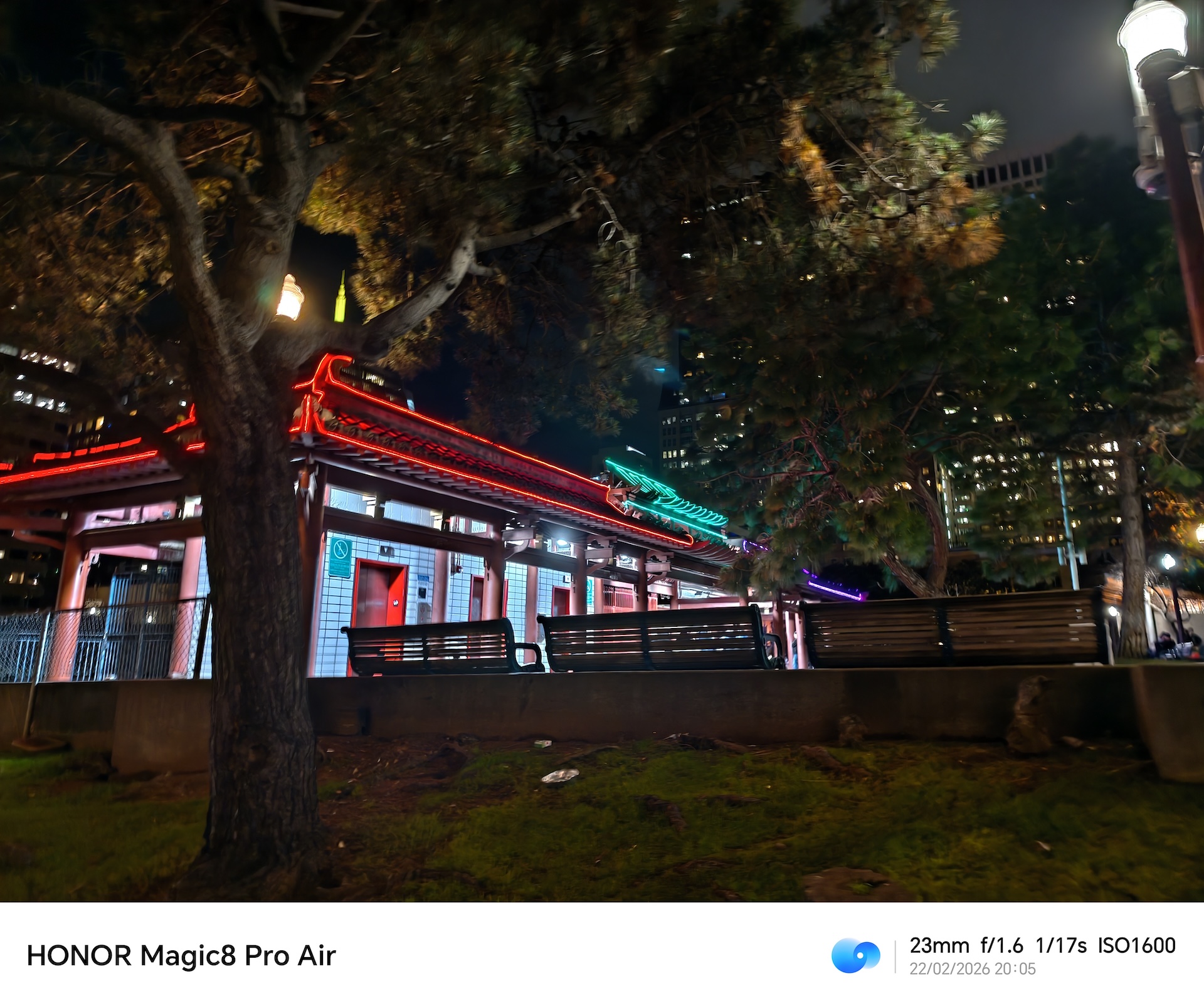 Camera Sample captured on the Honor Magic 8 Pro Air