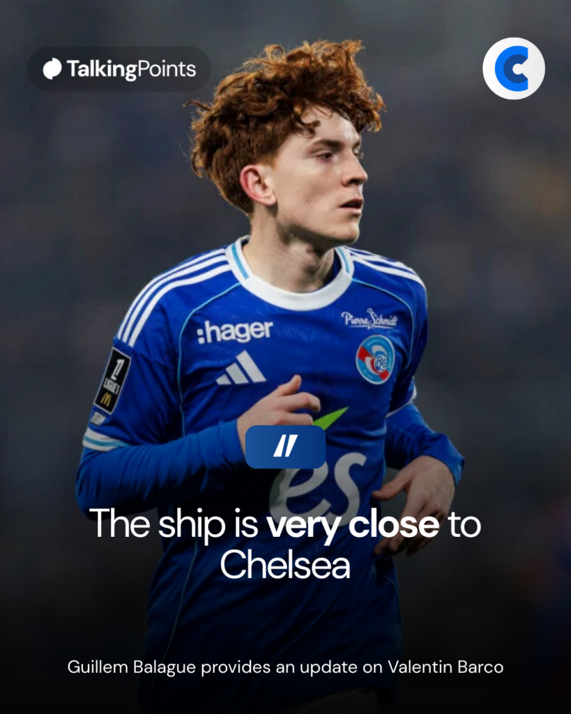 Valentin Barco is very close to joining Chelsea