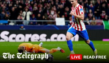 Score and latest Champions League updates