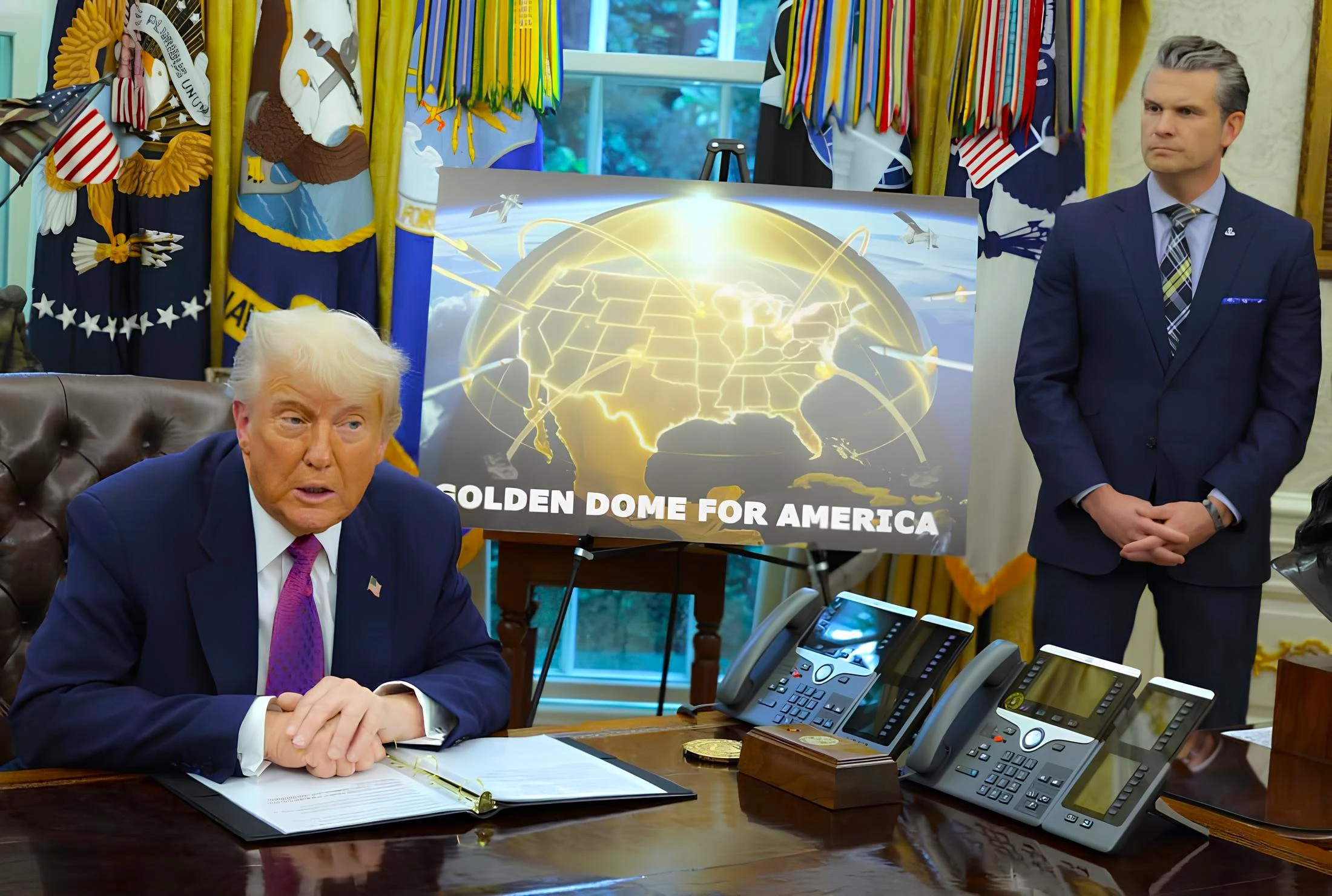 Golden Dome program rises from $175B to $185B as Pentagon accelerates hypersonic tracking and space-based defense systems.