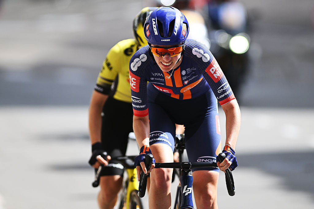 Pfeiffer Georgi leading the breakaway