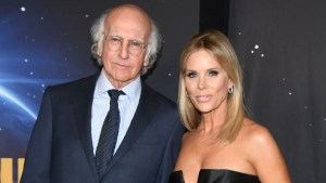Larry David and Cheryl Hines