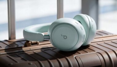 Lifestyle image of the Anker Soundcore Space 2 wireless headphones in green
