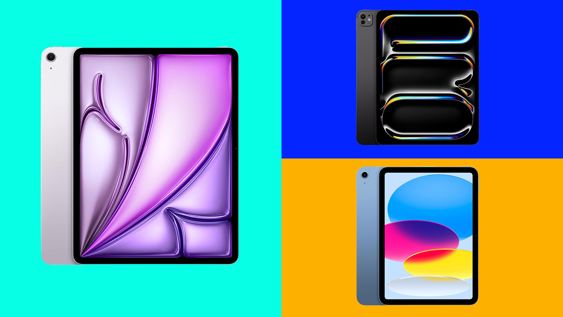 iPad Pro Air and standard iPad