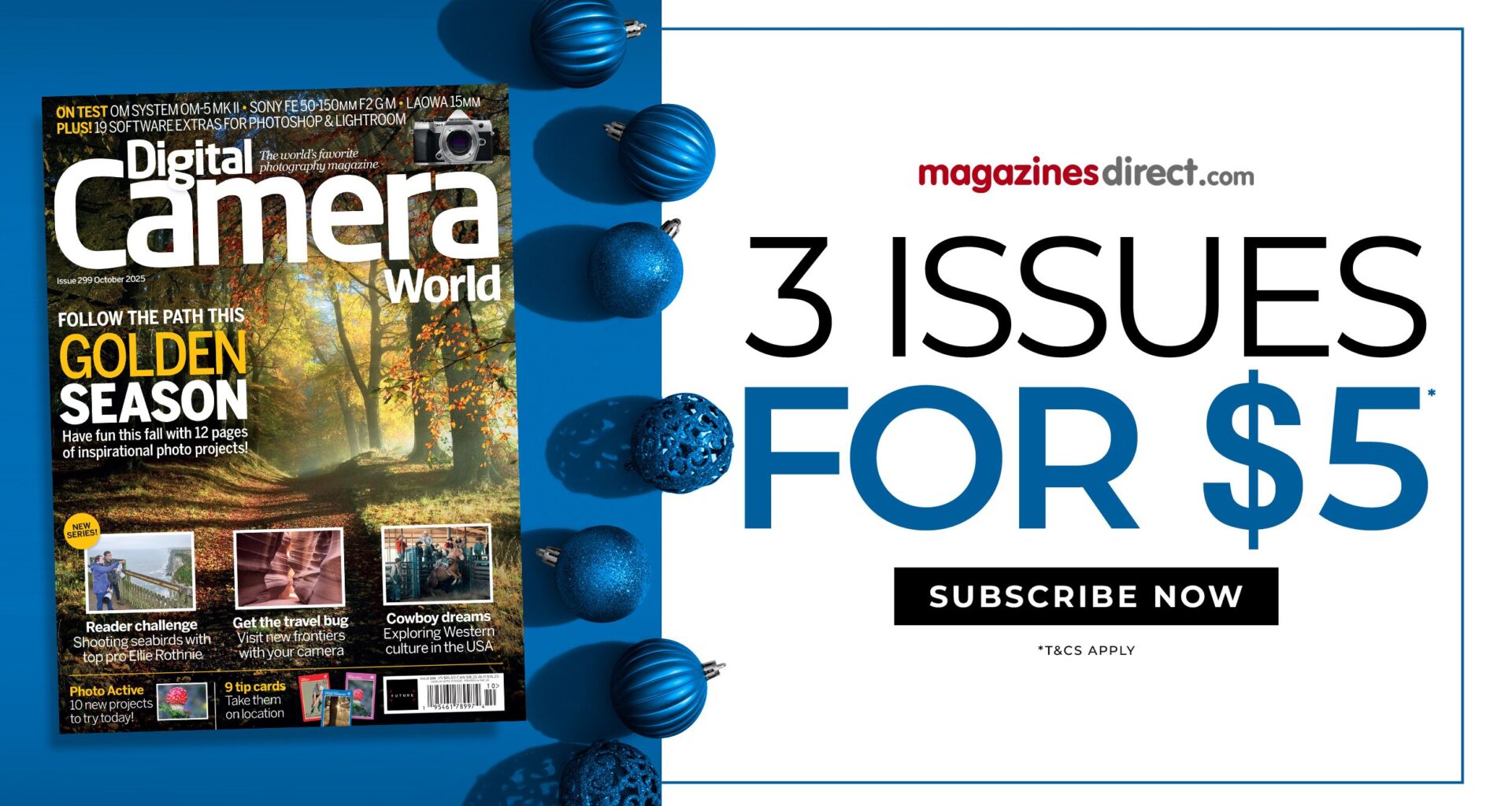 Get 3 photo magazines for just $5 in superb camera mag subscription deal!