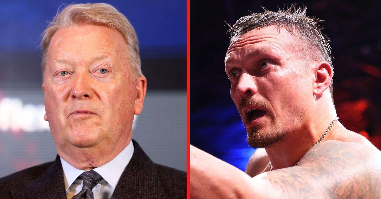 Frank Warren sums up Oleksandr Usyk facing 1-0 Verhoeven for WBC world title