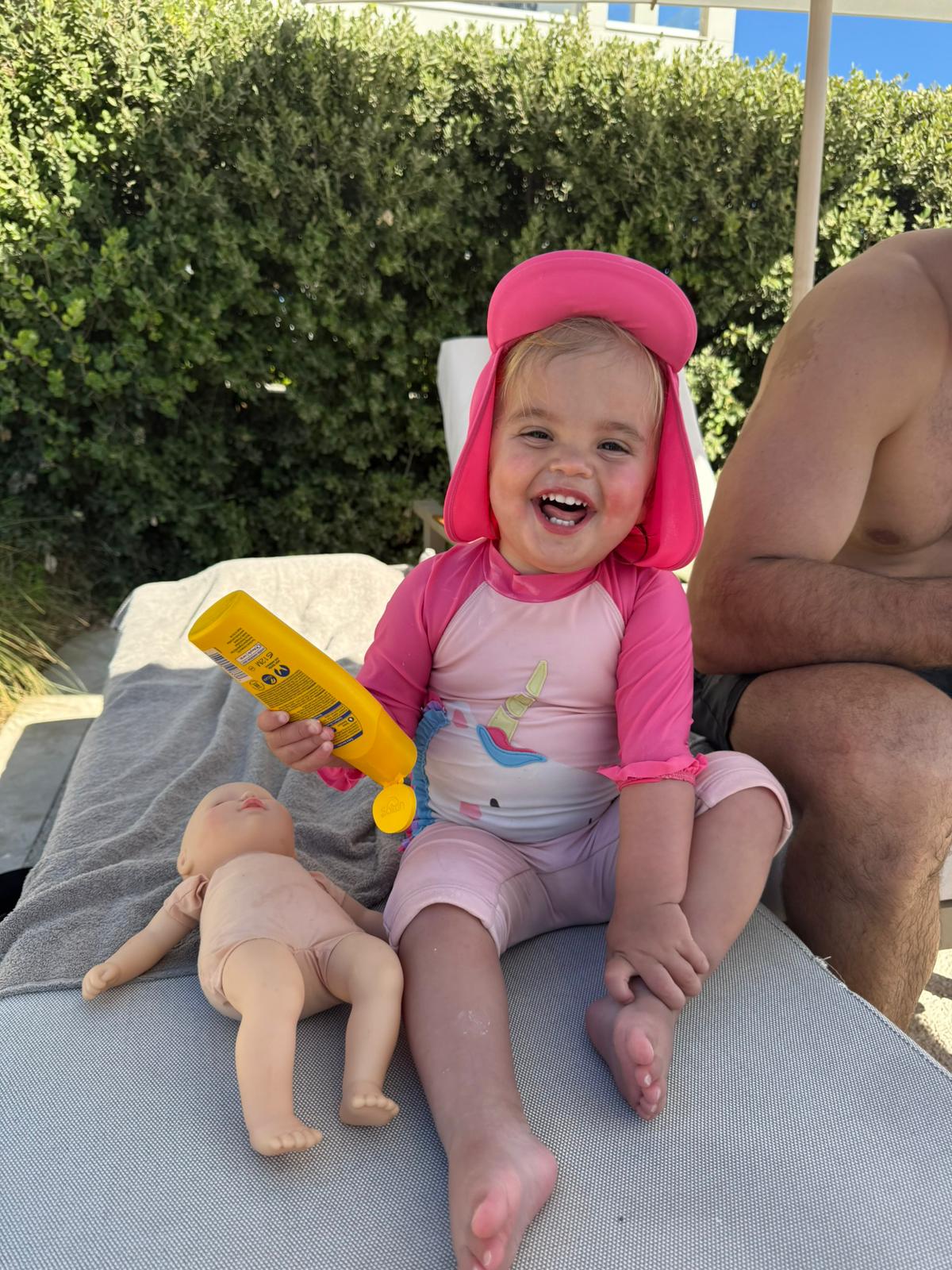 Leni’s parents are campaigning for a US clinical trial to receive funding so Leni can receive the life-saving treatment