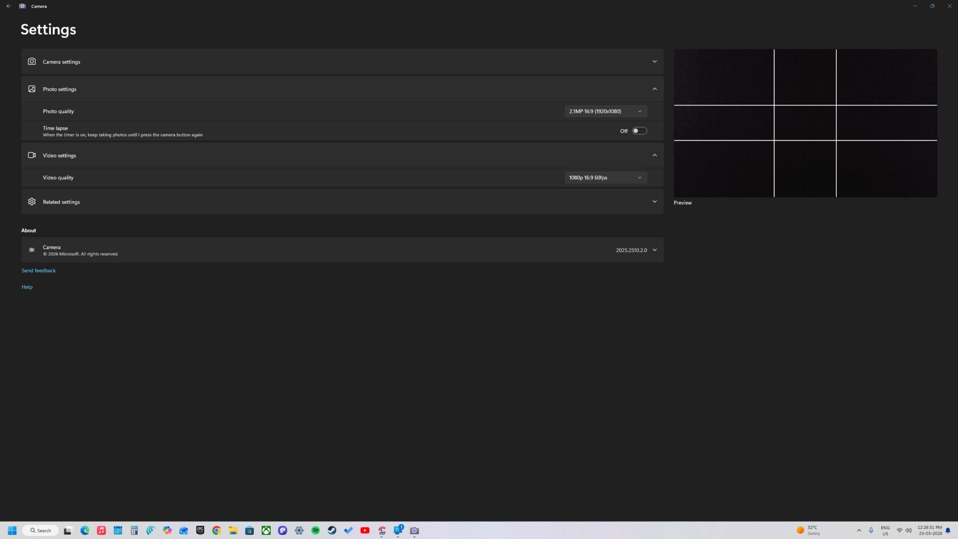 windows 11 samsung galaxy one ui 8.5 photo video resolution settings