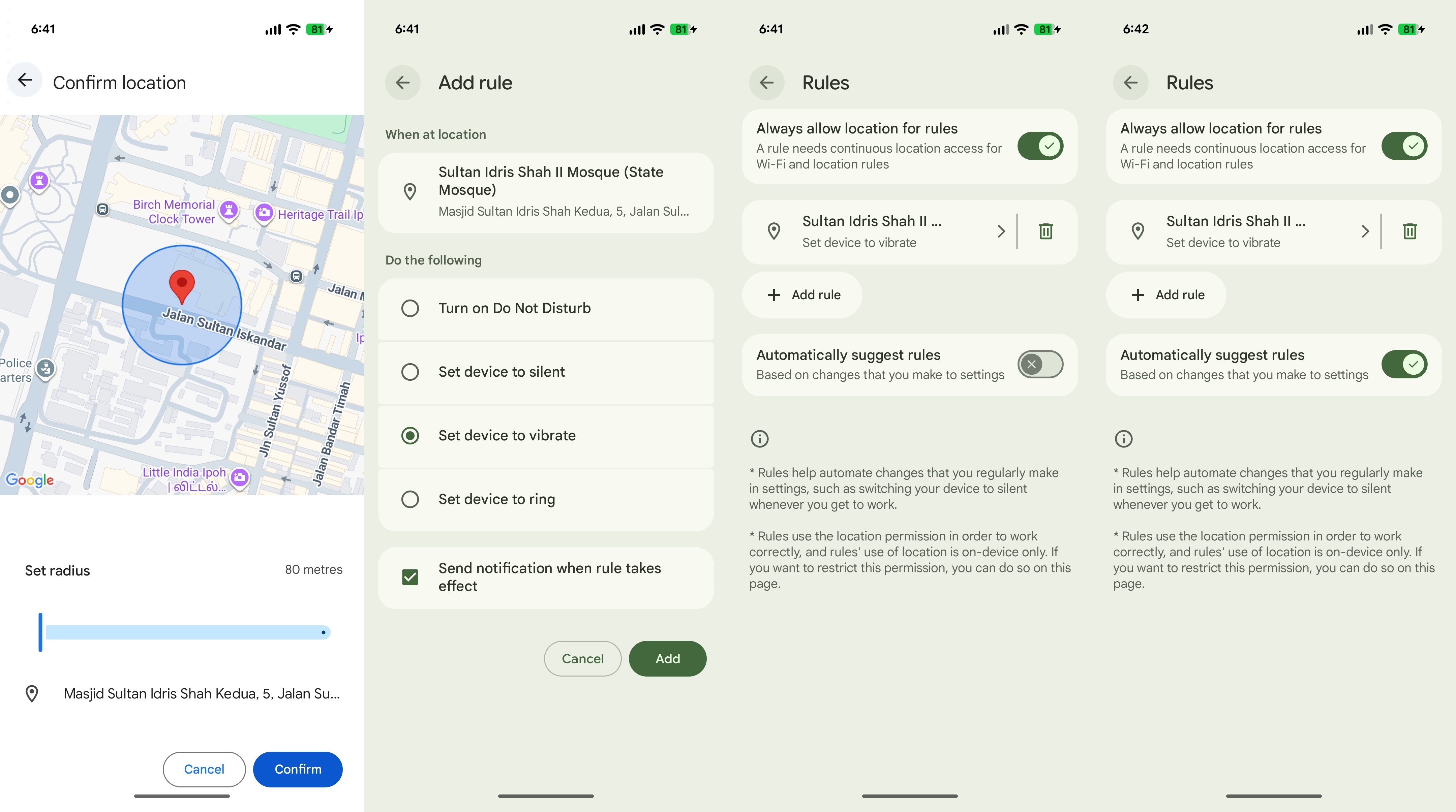 How to use the Rules automation feature on Android 16 on Google Pixel