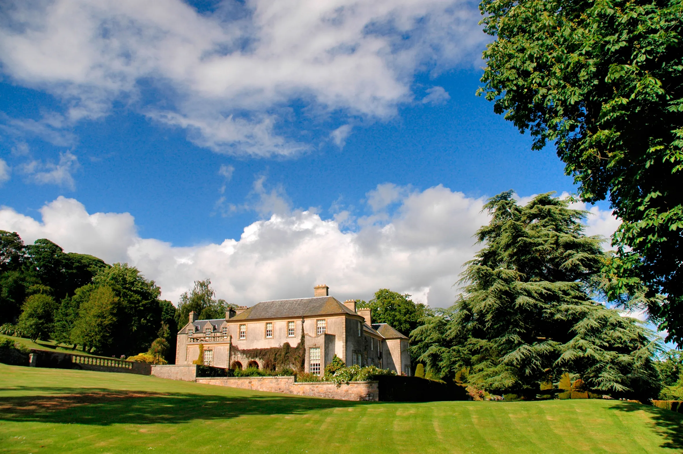Hill of Tarvit Mansion House, a National Trust property in Cupar, Fife.