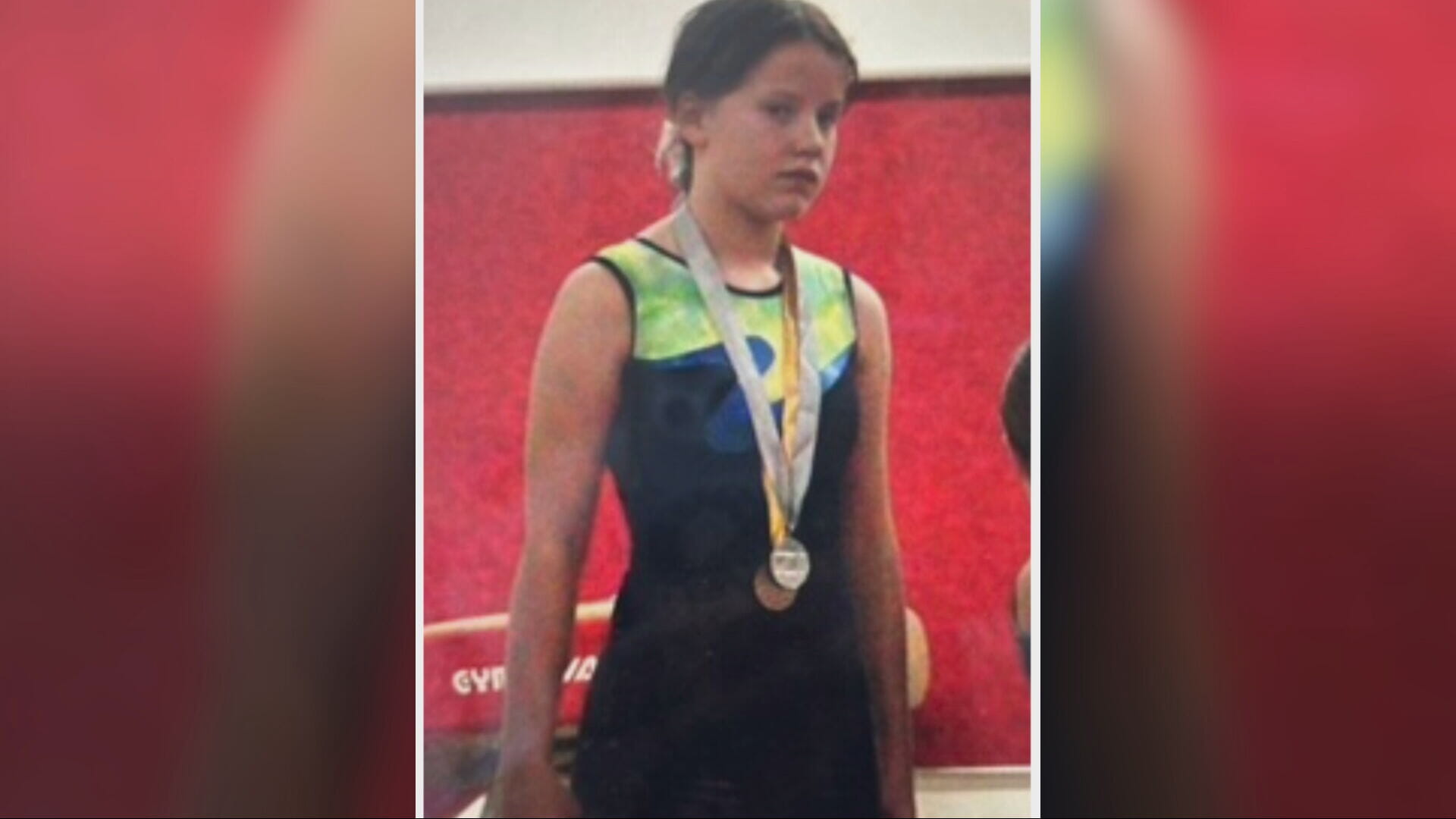 Georgia as a young gymnast