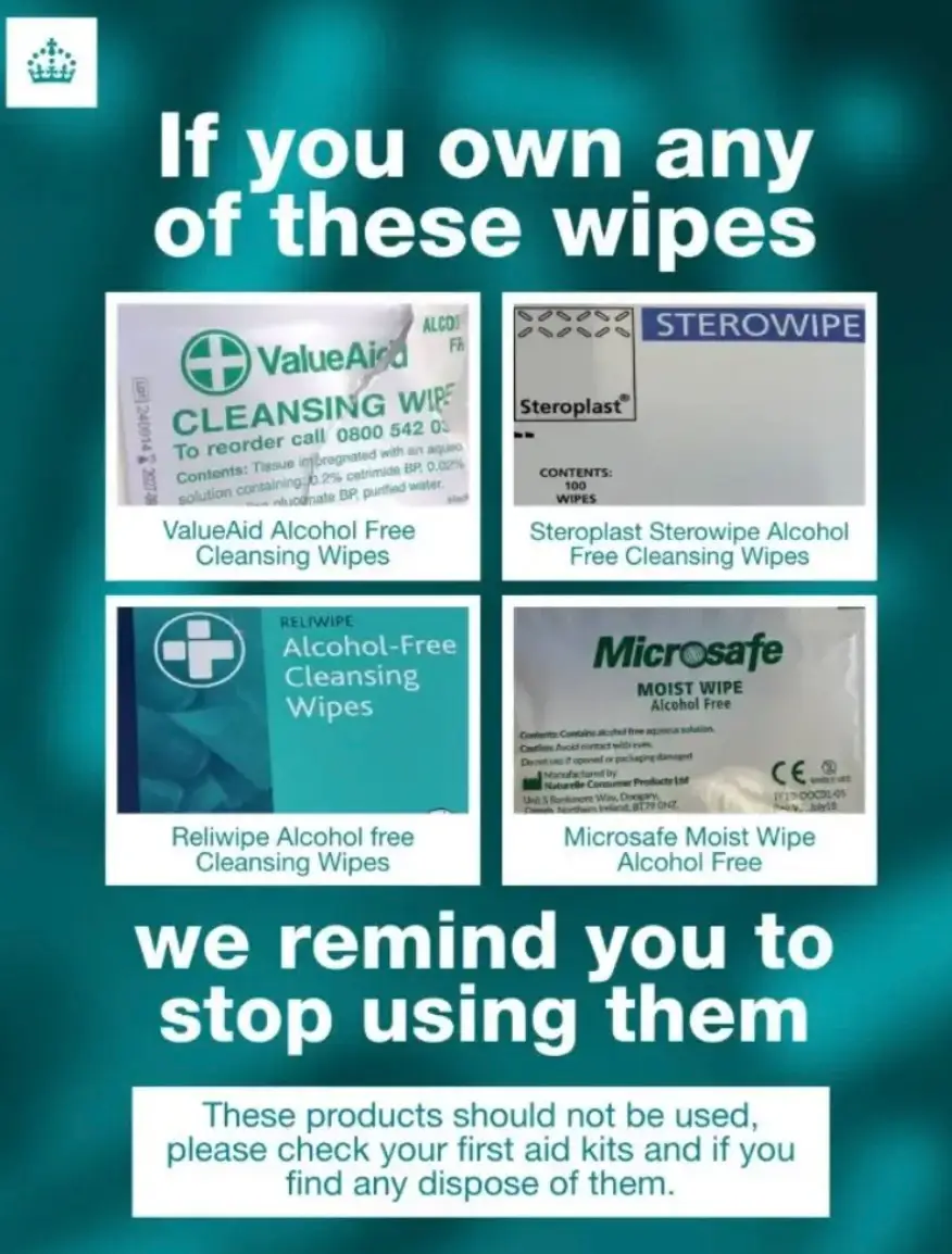 Health experts are reminding people not to use these products under any circumstances (UKHSA)