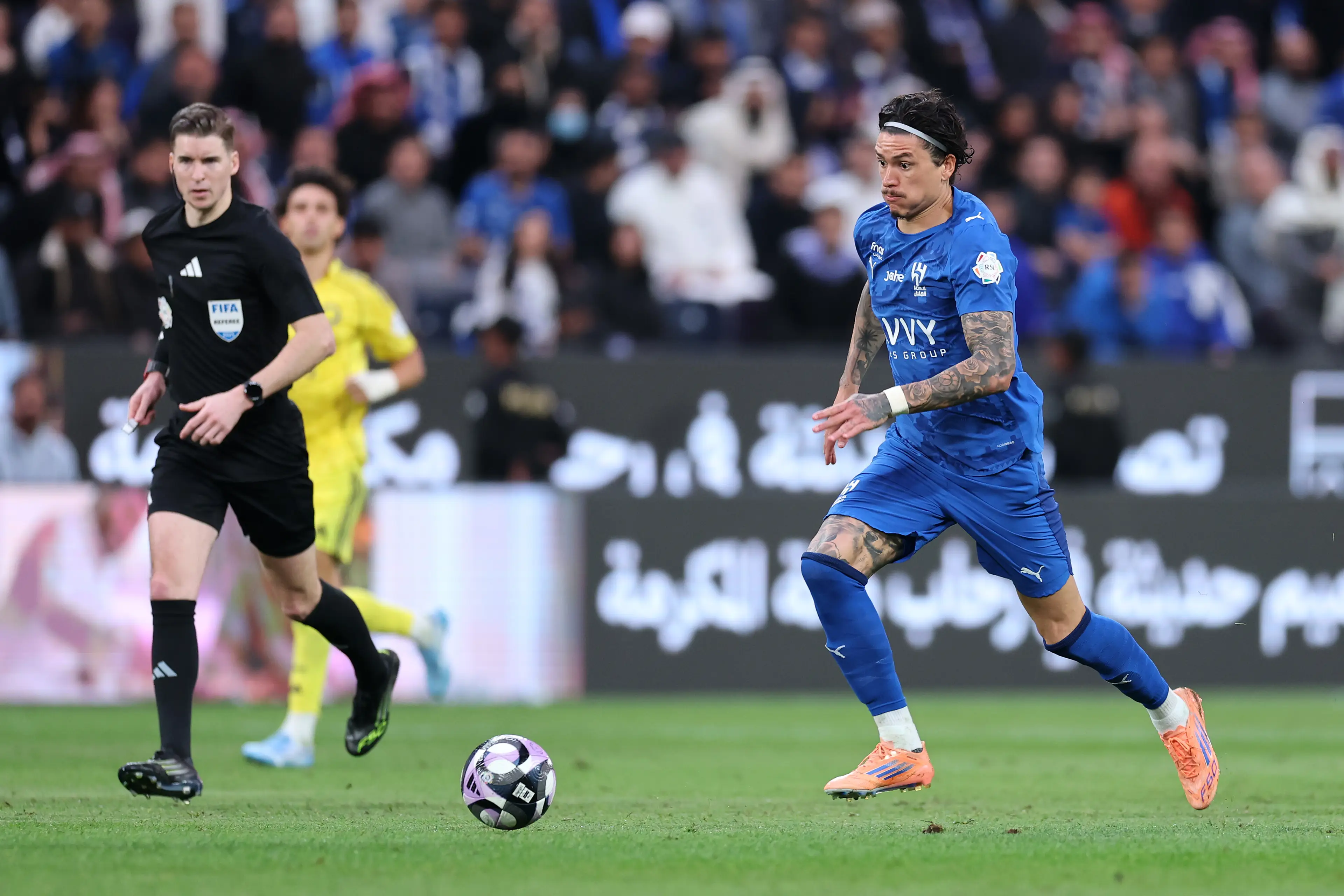 Darwin Nunez in action for Al Hilal. Image: Getty 