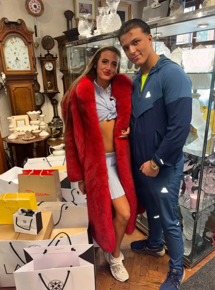 Noah Price proposed to Tyson Fury's daughter Venezuela on her 16th birthday. Image: Getty 