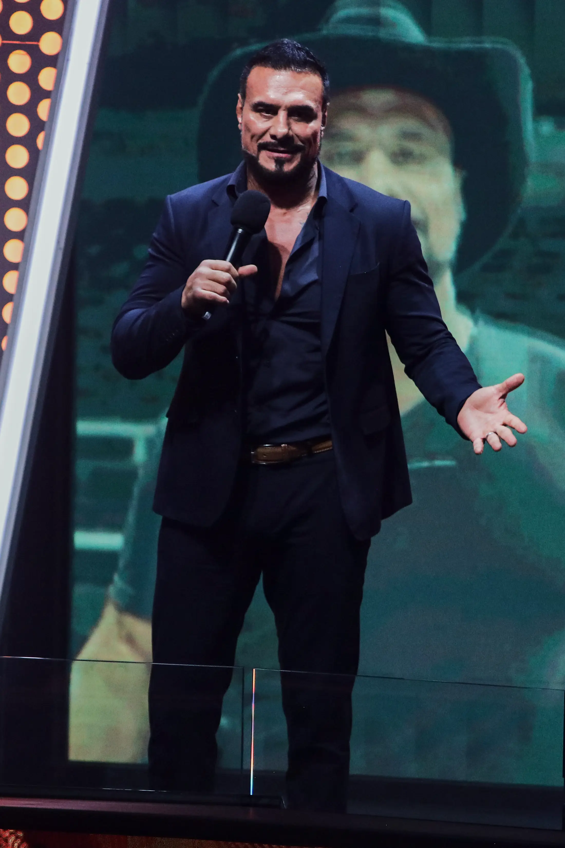 Del Rio made his boxing debut. Image: Getty