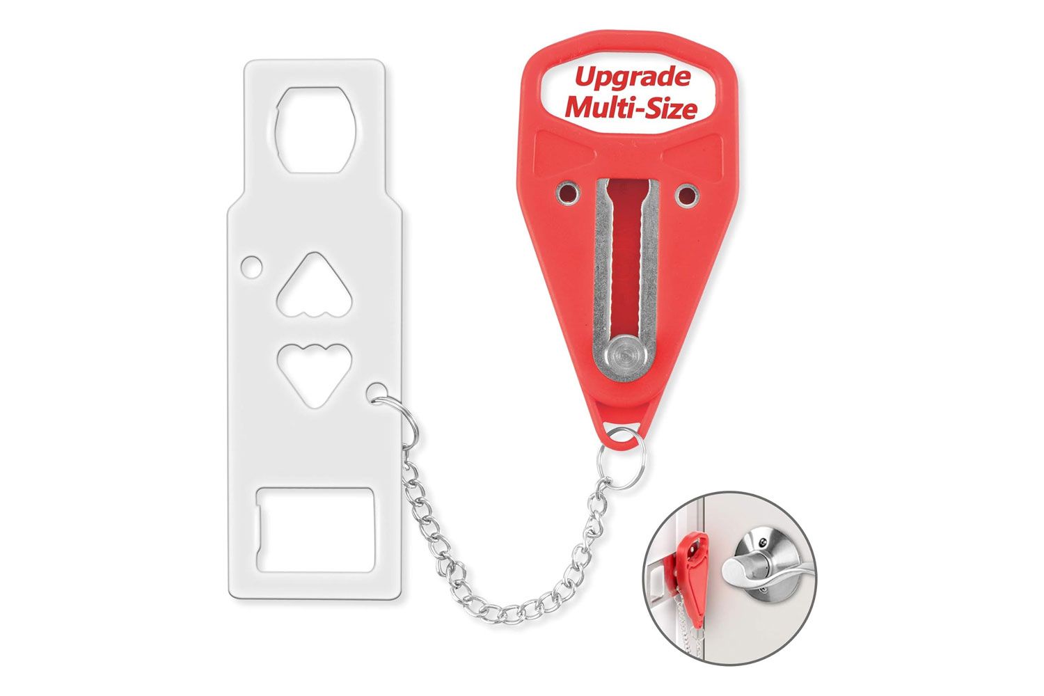 AceMining Portable Door Lock Home Security Door Lock Travel Lockdown Locks for Additional Safety and Privacy Perfect for Traveling Hotel Home Apartment College