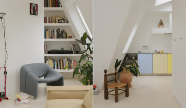 acte deux unifies parisian maids' rooms into one attic apartment