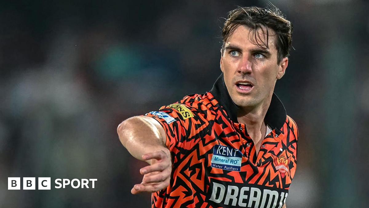 Pat Cummins playing for Sunrisers Hyderabad