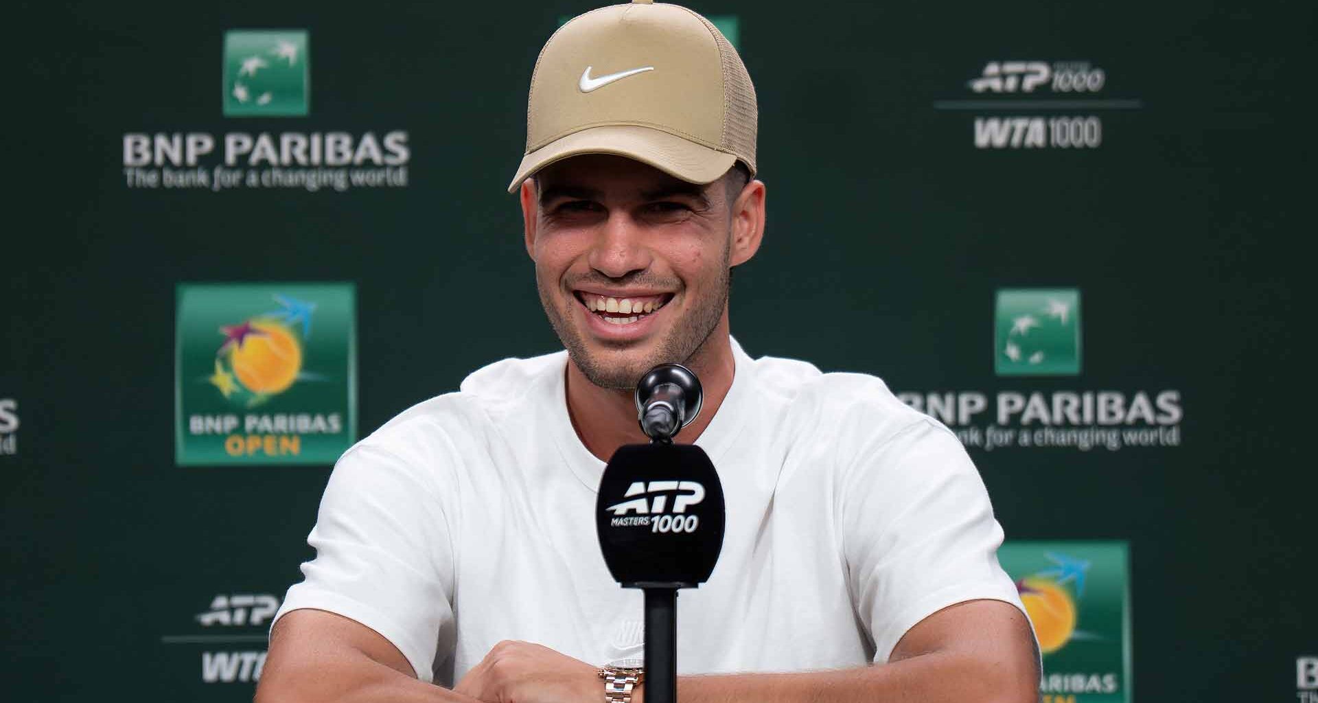 Carlos Alcaraz is the top seed at the BNP Paribas Open.