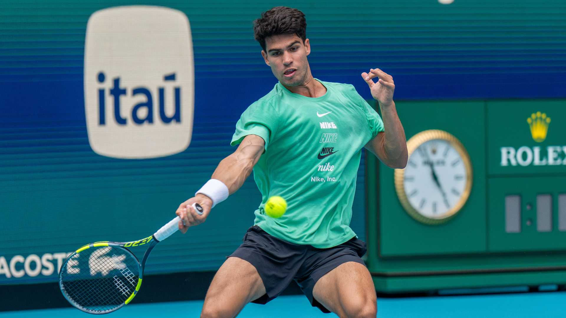 Carlos Alcaraz is 16-1 on the season.