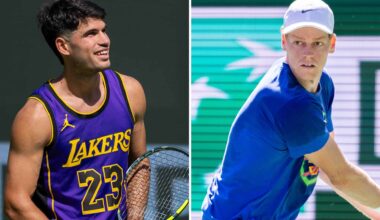 Carlos Alcaraz and Jannik Sinner have been nominated for the 2026 Laureus World Sportsman of the Year Award.