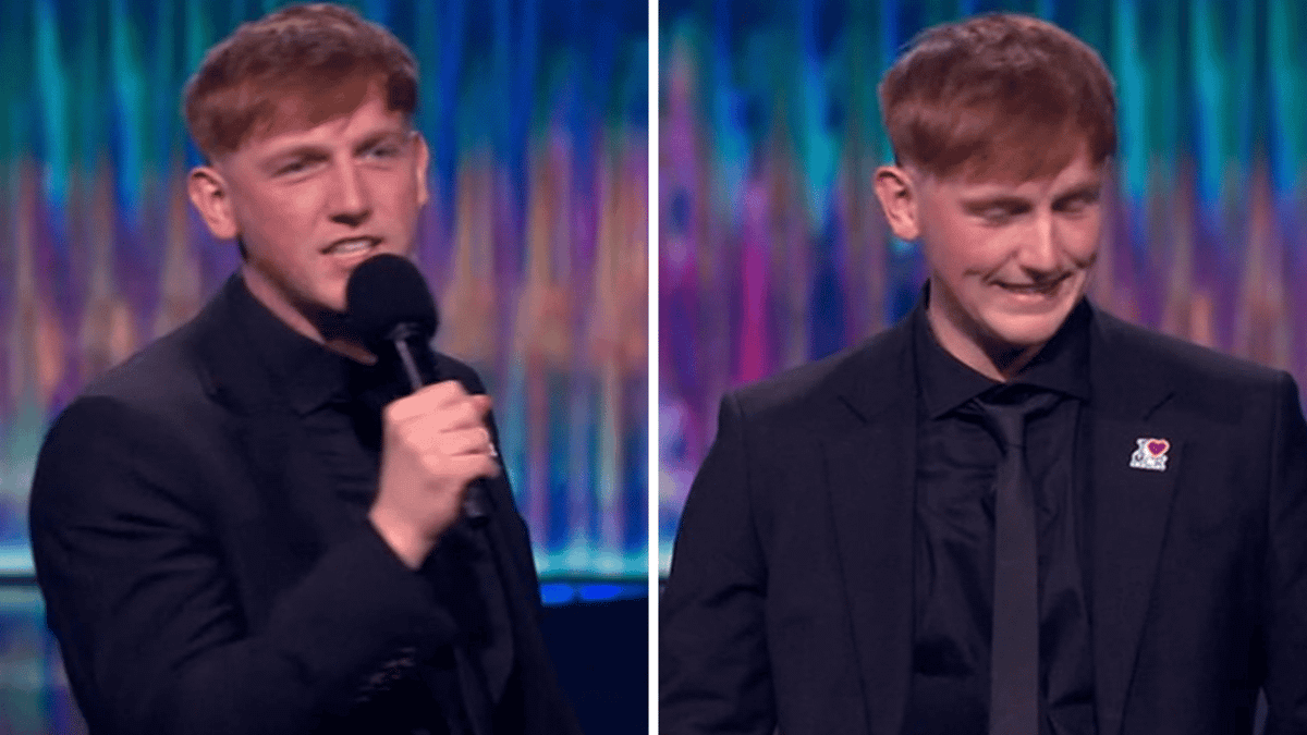 What Angry Ginge said as ITV forced to cut his microphone during Brit Awards