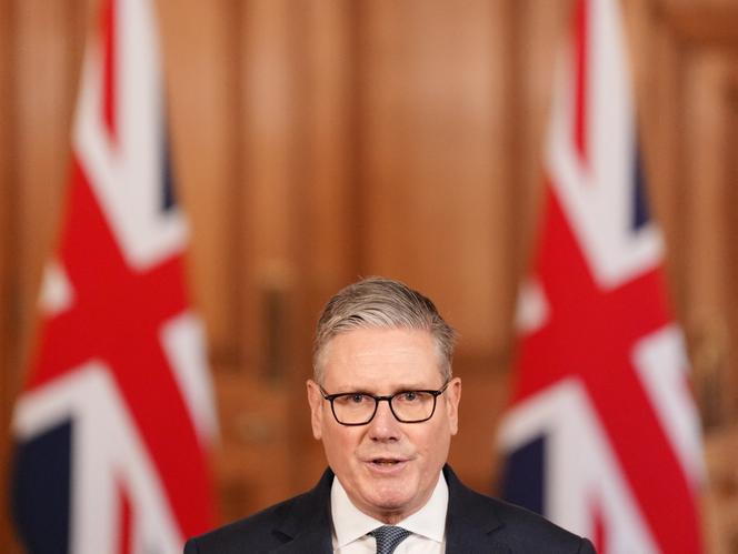 British Prime Minister Keir Starmer at 10 Downing Street, London, on February 28, 2026.